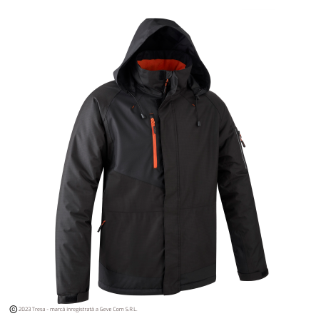 Jachete - YUZU, Jachetă parka din poliester Ripstop cu căptușeală fleece și glugă fixă, 300 g/mp