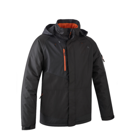 YUZU, Jachetă parka din poliester Ripstop cu căptușeală fleece și glugă fixă, 300 g/mp [13]