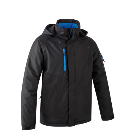 YUZU, Jachetă parka din poliester Ripstop cu căptușeală fleece și glugă fixă, 300 g/mp [7]