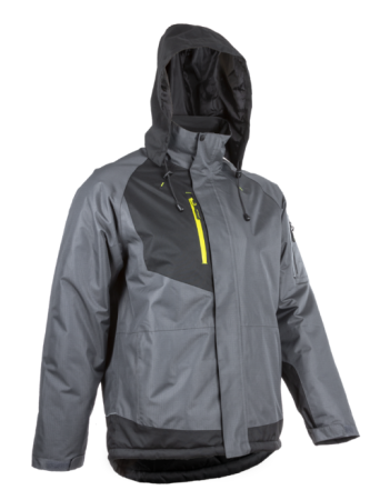 YUZU, Jachetă parka din poliester Ripstop cu căptușeală fleece și glugă fixă, 300 g/mp [10]