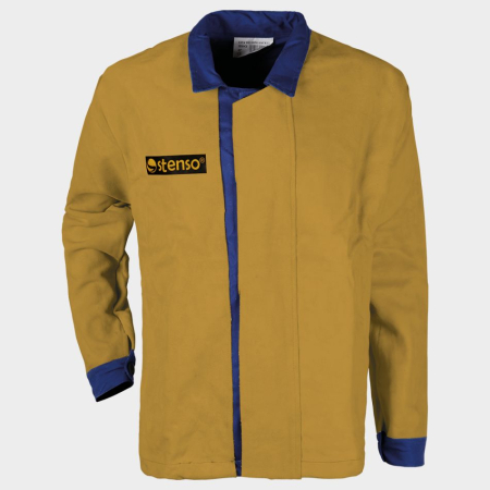IMBRACAMINTE - ZAVA PRO HL, Jachetă ignifugă de sudor din bumbac și piele, 280 g/mp