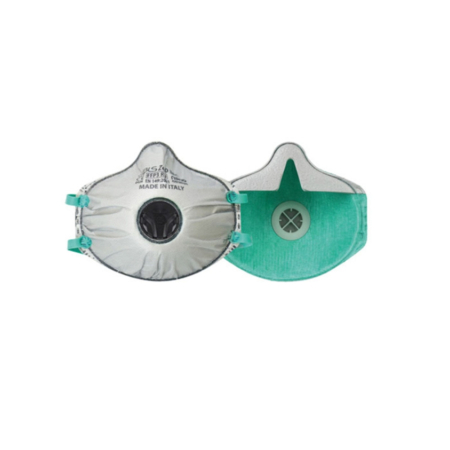 PROTECȚIE RESPIRATORIE - ZER0 30C, Semimască de protecție respiratorie FFP3 cu supapă și filtru cu carbon, formă de cupă