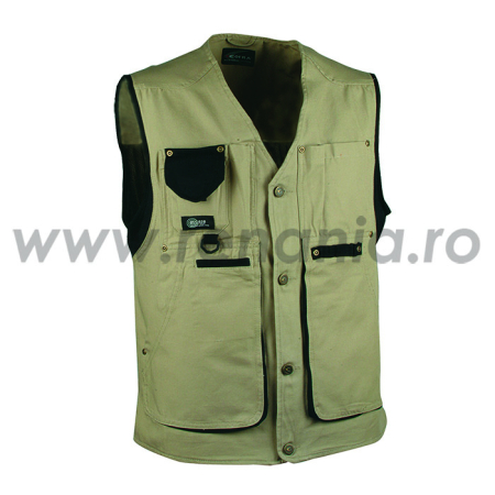 ZURICH V055 Vestă de protecție riscuri minime din canvas de bumbac [2]
