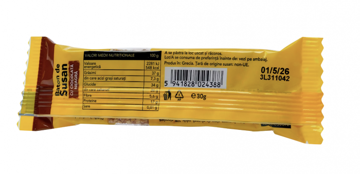 BATON DE SUSAN CU CIOCOLATA NEAGRA 30G [2]
