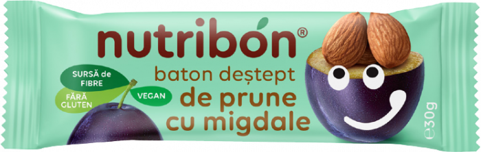 BATON VEGAN DE PRUNE CU MIGDALE 30G [1]