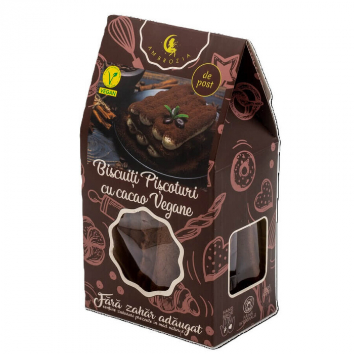 BISCUITI PISCOTURI CU CACAO VEGANE 130GR [1]