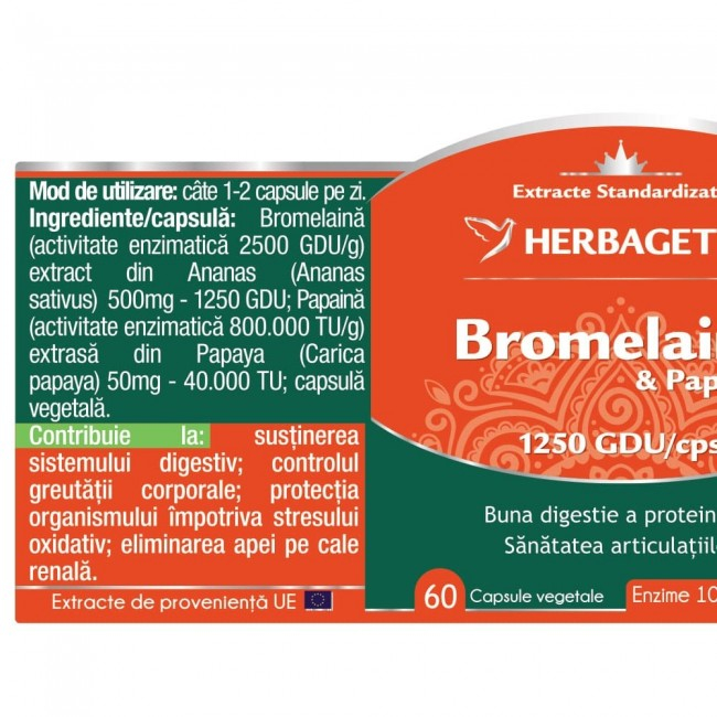 BROMELAINA & PAPAINA 60 CPS [2]