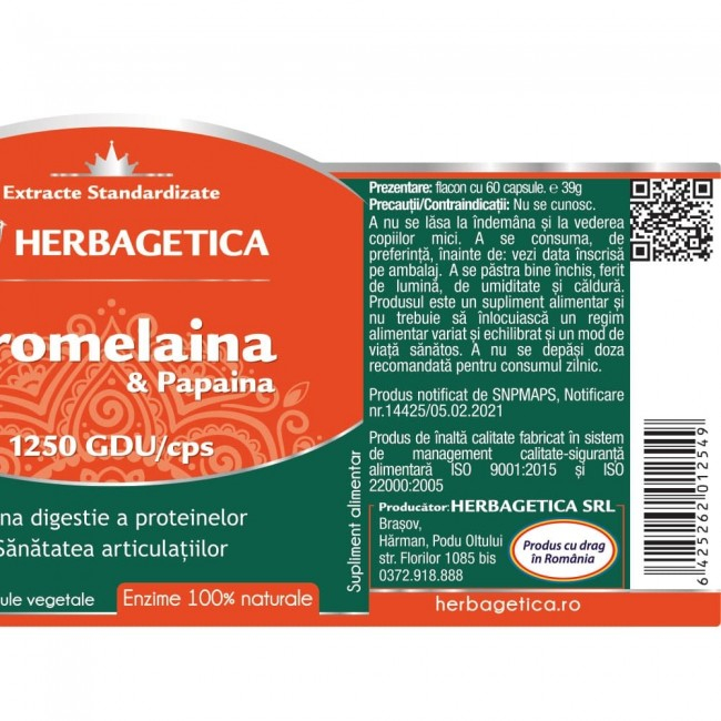 BROMELAINA & PAPAINA 60 CPS [3]