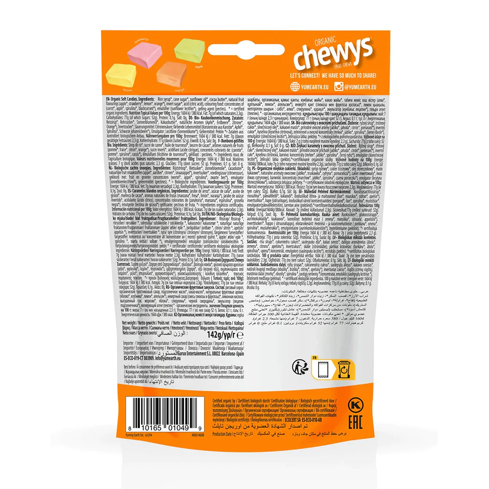 CARAMELE CU FRUCTE BIO FARA GLUTEN 142G [2]