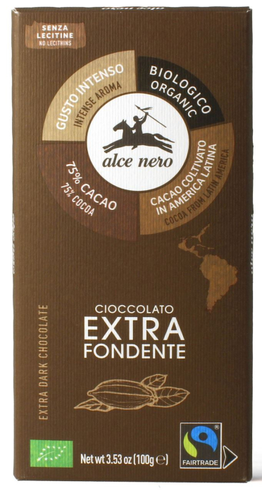 CIOCOLATA ECO 75% CACAO  100 GR ALCE NERO [1]