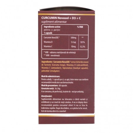 CURCUMIN NOVASOL+D3+C 60CPS KOTYS [6]