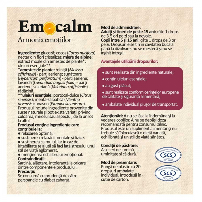 EMOCALM  DROPS / BUCATA [2]