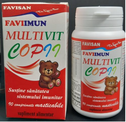 FAVIIMUN MULTIVIT COPII 90CPR [1]