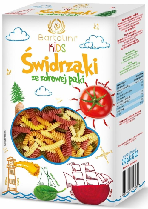 KIDS 5 GUSTURI PASTE DE GRAU  250 g - BARTOLINI [1]