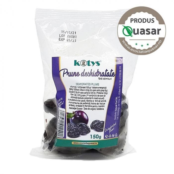 KOTYS PRUNE DESHIDRATATE FARA SAMBURI 150g [1]