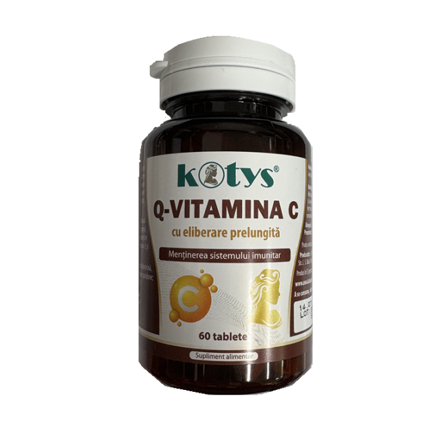 VITAMINA C 1000 MG CU ELIBERARE PRELUNGITA 60 TABLETE [1]