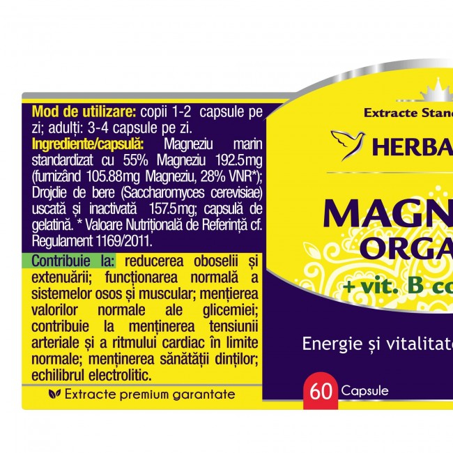 MAGNEZIU ORGANIC B COMPLEX 60 CPS [2]