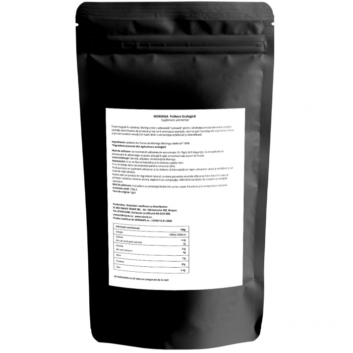 MORINGA PULBERE ECOLOGICA (BIO) 125 GR [2]