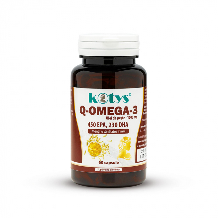 OMEGA 3 ULEI DE PESTE 1000MG 60 CPS kotys [1]