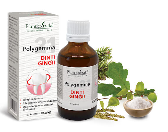 POLYGEMMA NR.21 - DINȚI, GINGII 50 ML [1]