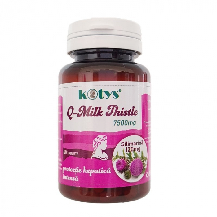 Q-MILK THISTLE 7500MG 60TB KOTYS [1]