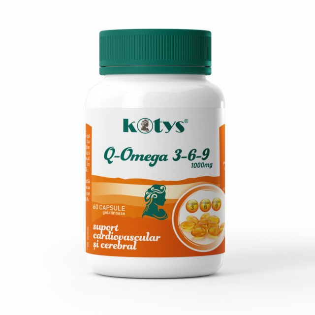 Q-OMEGA 3-6-9 1000MG 60CPS KOTYS [1]