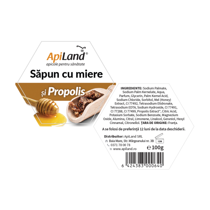 SAPUN CU MIERE SI PROPOLIS 100 G [2]