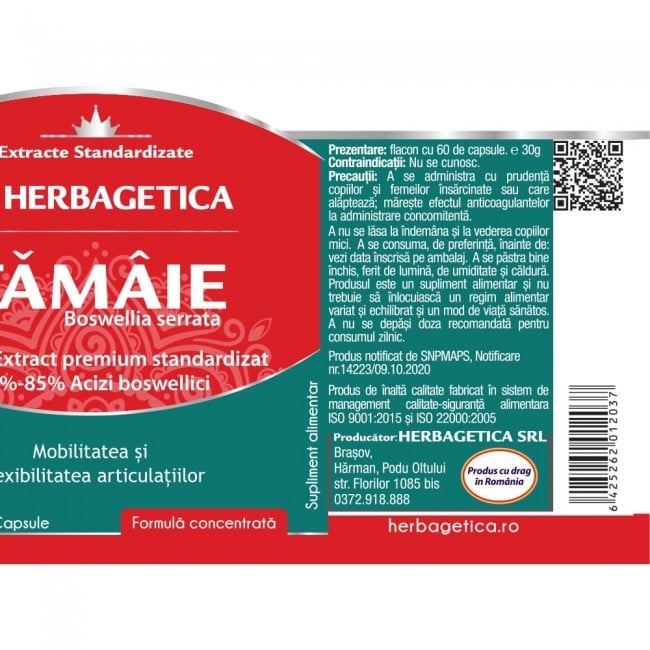 TAMAIE BOZWELLIA SERRATA 60 CPS [3]