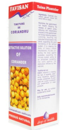 TINCTURA DE CORIANDRU 50 ML [1]