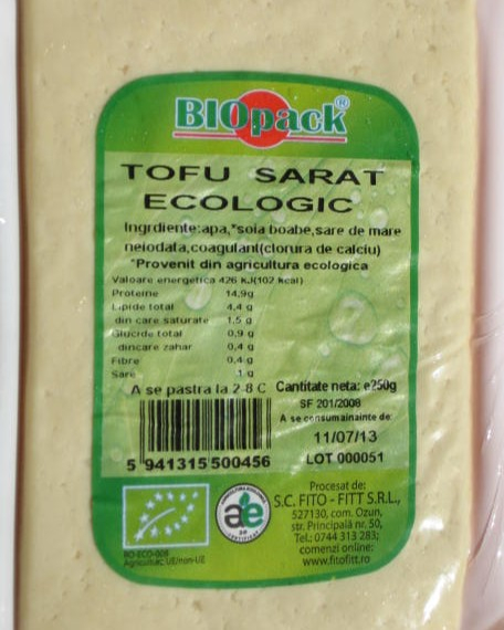 TOFU SARAT ECOLOGIC 250 G [1]