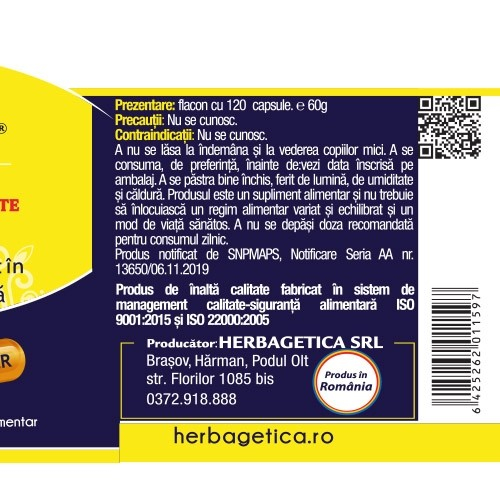 VITAMINA C FORTE 400 MG 120 CPS [3]