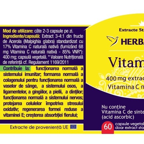 VITAMINA C FORTE 400 MG 60 CPS [2]