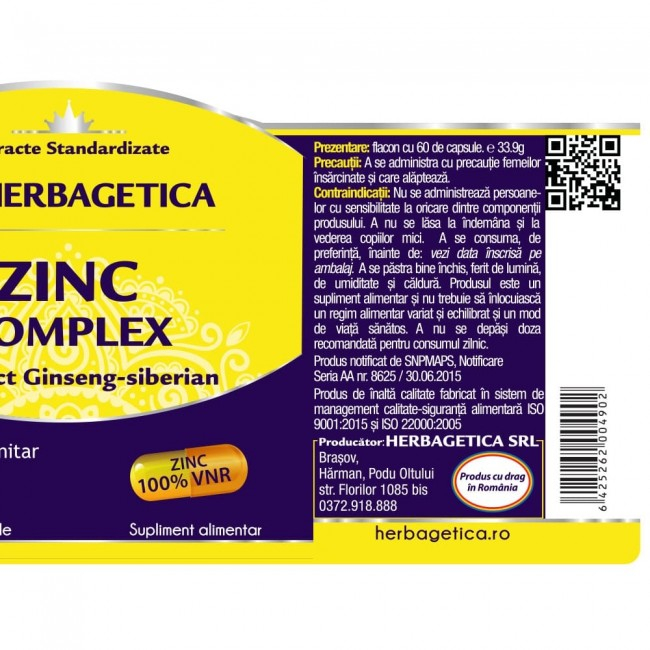 ZINC COMPLEX 60 CPS [3]