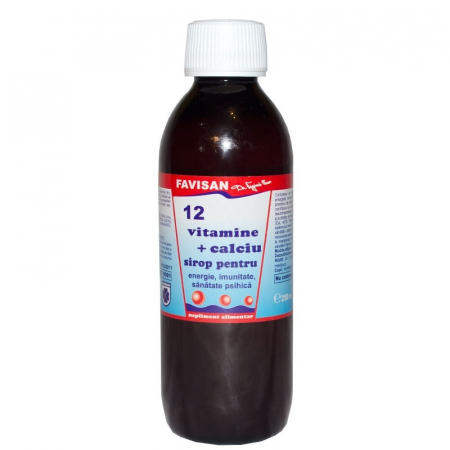 Sistemul nervos - SIROP 12 VITAMINE + CALCIU 250 ML