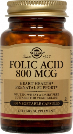 Suplimente - ACID FOLIC 800 µG 100 CPS