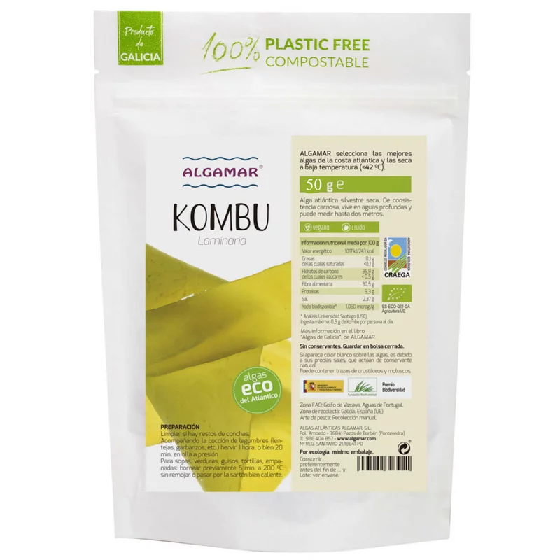 Alimentare - ALGE KOMBU ECO 50G ALGAMAR
