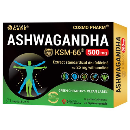 Stres - ASHWAGANDHA KSM-66 30CPS