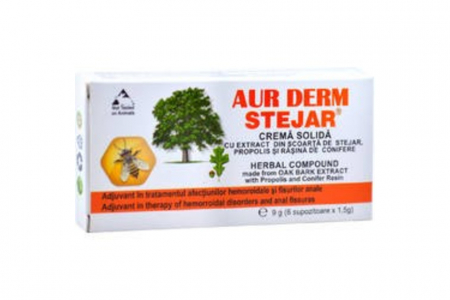 AUR D-SUPOZITOARE `S. STEJAR 1,5 G*10 (BLS)
