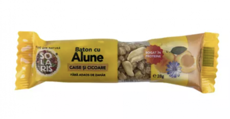 Alimentare - BATON CU ALUNE CAISE SI CICOARE 28G