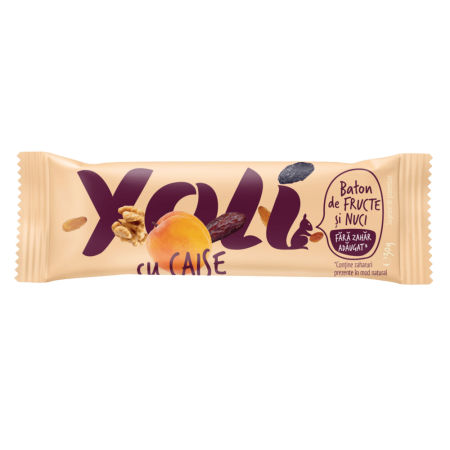 BATON DE FRUCTE SI NUCI CU CAISE 30G