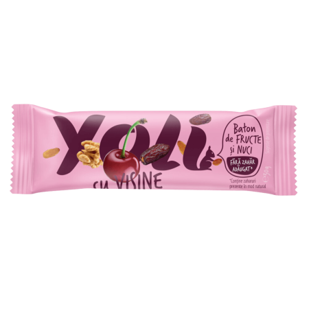 BATON DE FRUCTE SI NUCI CU VISINE 30G