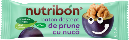 Alimentare - BATON PRUNE CU NUCA FARA GLUTEN 30 G