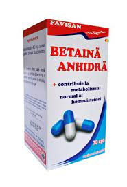 Capsule, Comprimate - BETAINA ANHIDRA 70 CPS