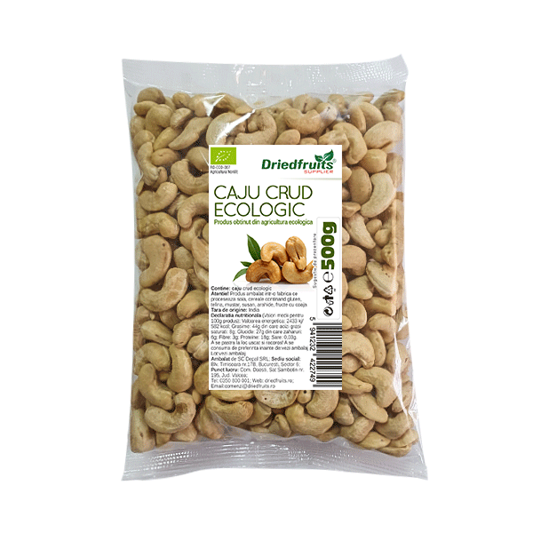 Nuci, Seminte - BIO CAJU CRUD 500 G