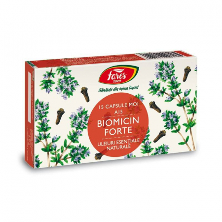 Capsule, Comprimate - BIOMICIN FORTE 15 CPS MOI