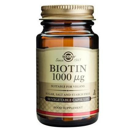 Suplimente - BIOTINA 1000µG 50CPS