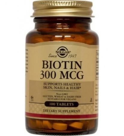 Suplimente - BIOTINA 300µG 100CPR