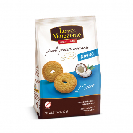 Fără gluten - BISCUITI CU COCOS 250 G