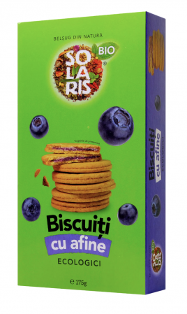 Produse BIO - BISCUITI CU CREMA DE AFINE ECO 175 G