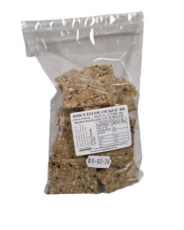 Vegan - BISCUITI DE OVAZ 200GR